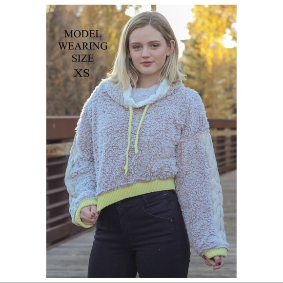 FREE PEOPLE BOHO COZY PULLOVER SWEATSHIRT TOP A2C - Picture 12 of 16